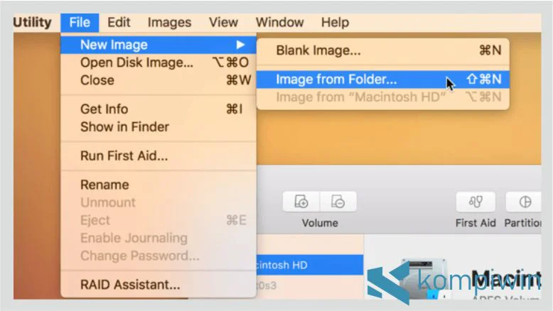 Langkah 1. Cara Mengunci Folder di Mac OS dengan Disk Utility