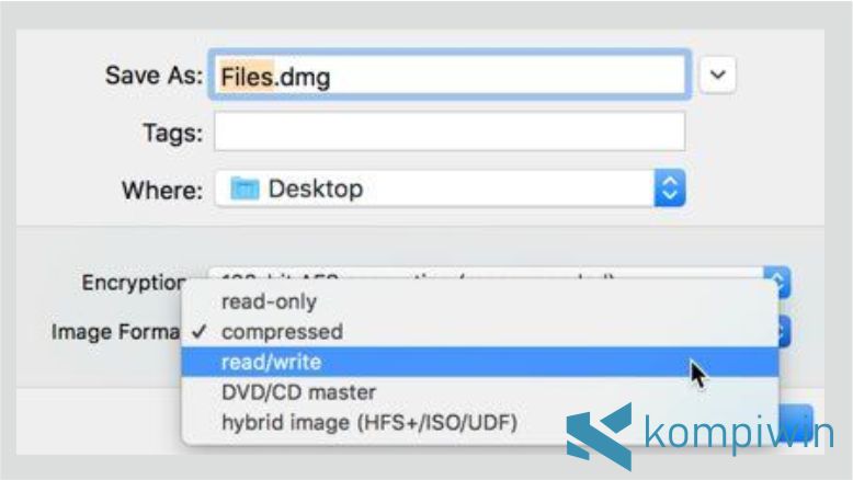 Langkah 3. Cara Mengunci Folder di Mac OS dengan Disk Utility