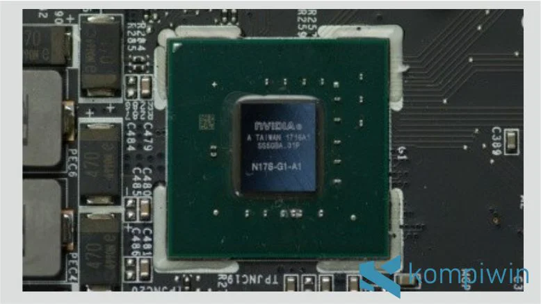 Bentuk Fisik Nvidia Geforce MX 150