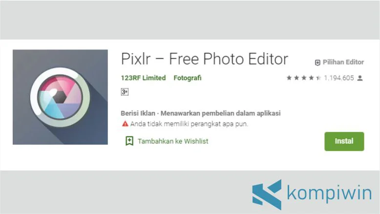 Pixlr Photo Editor