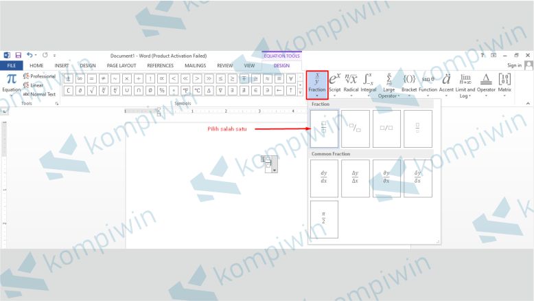 Cara Membuat Rumus Di Word Lengkap Cara Membuat Rumus Di Word Lengkap