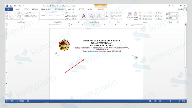 Cara Membuat Garis Kop Surat Di Word Cara Membuat Garis Kop Surat Di Word