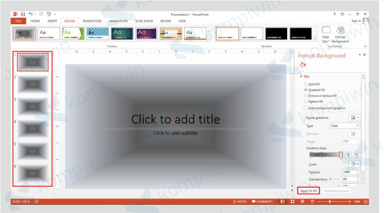 Cara Mengganti Background Powerpoint