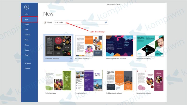 Cara Membuat Brosur Di Word Mudah Dengan Hasil Yang Keren