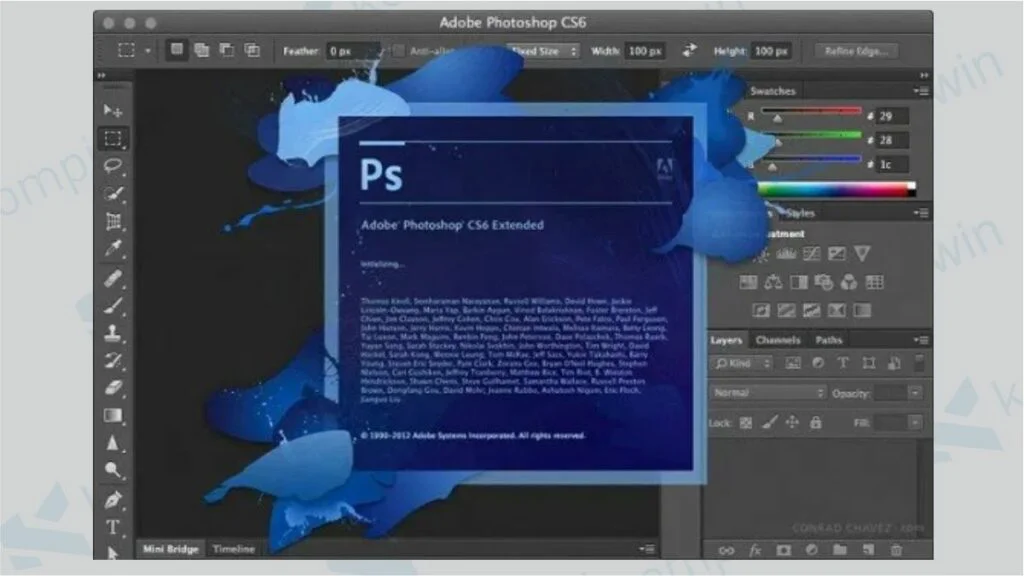 Buka Photoshop Yang Terinstall - Cara Membuat Stempel di Photoshop