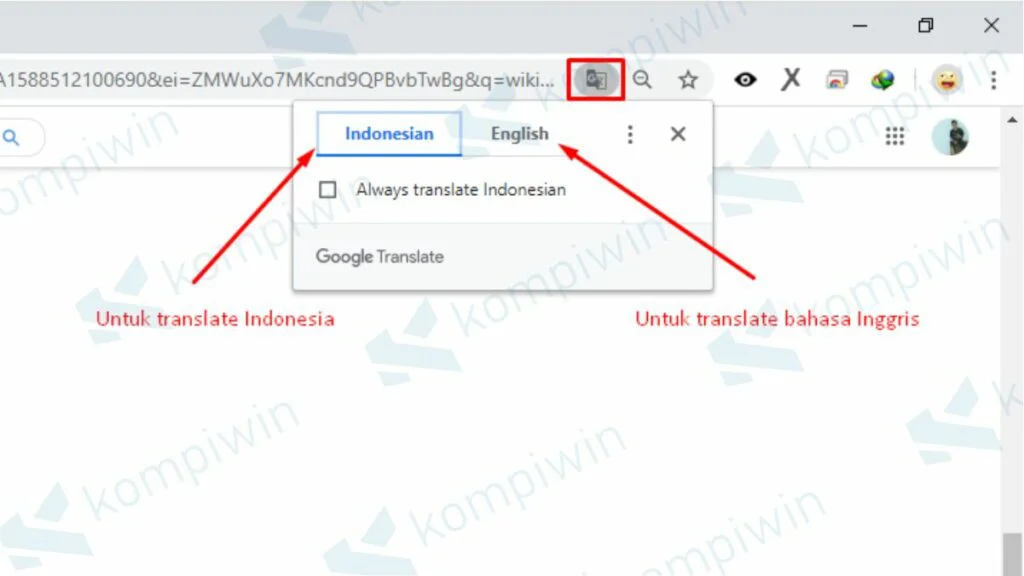 Cara Translate Web dengan Chrome di PC