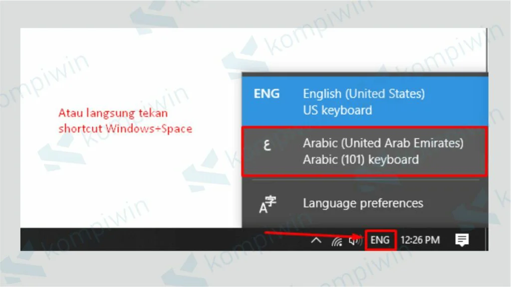 Ganti Pengaturan ke Bahasa Arab - Cara Menulis Arab di Word