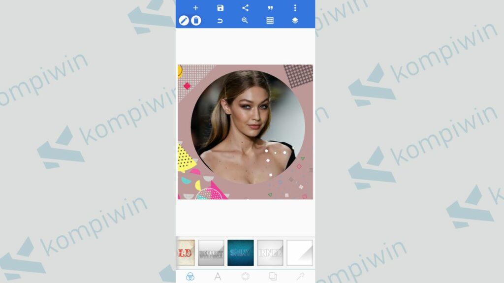 Kamu Berhasil Menggabungkan Twibbon dengan Foto - Cara Menggabungkan Twibbon dengan Foto menggunakan PixelLab