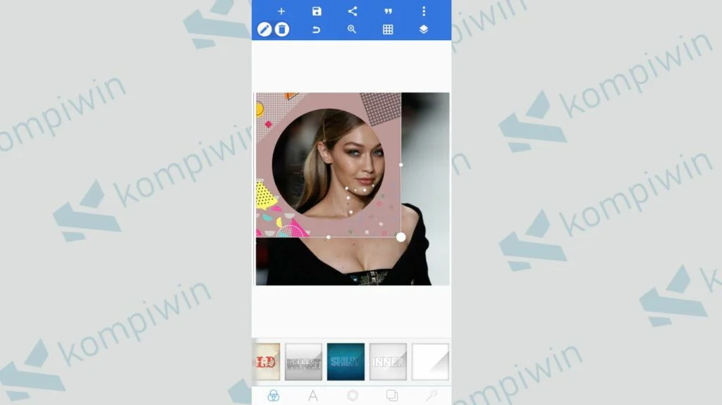Sesuaikan Ukuran Twibbon dengan Foto - Cara Menggabungkan Twibbon dengan Foto menggunakan PixelLab