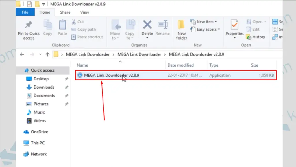 Install MEGA Link Downloader