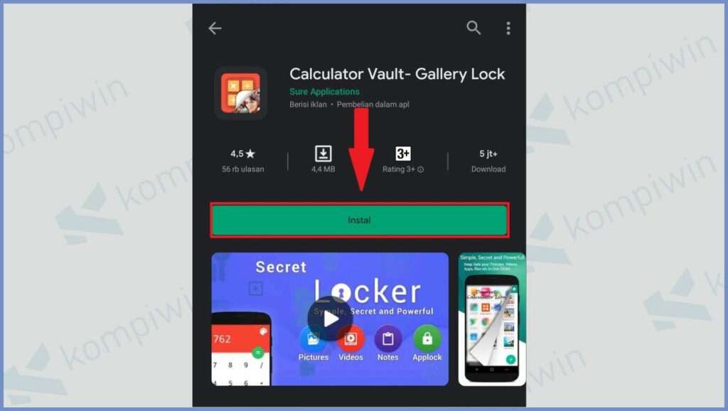 Calculator Vault Gallery Lock