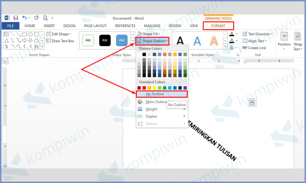 √ Cara Memiringkan Tulisan Di Word