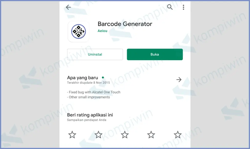 Download Aplikasi Barcode Generator 