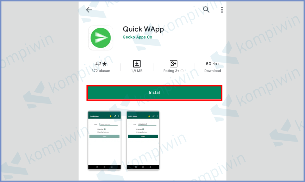 Install Aplikasi Quick WApp 