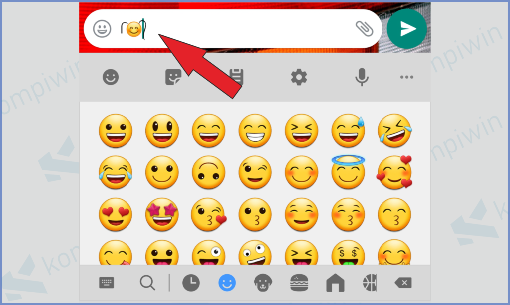 Kurang Lebih Tampilan Emoji Berambut Seperti Ini 
