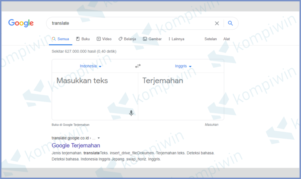 Buka Translate Di Google Chrome 