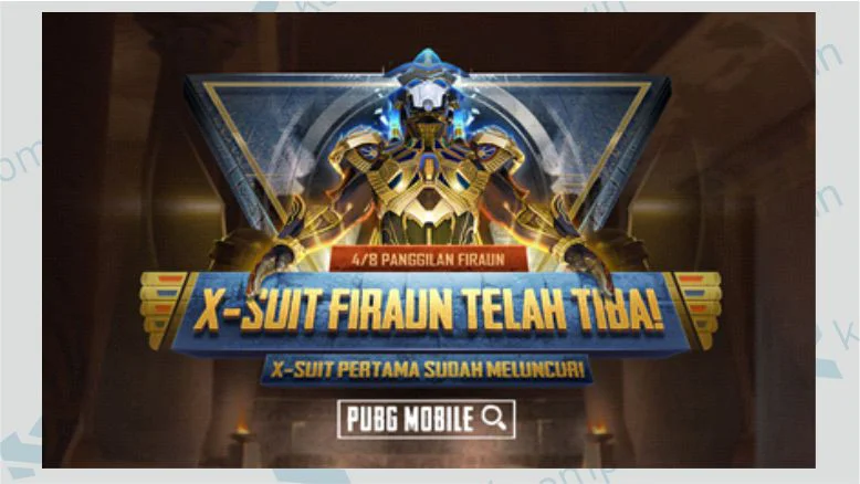 X-Suit Firaun Emas - Skin Termahal di Game PUBG