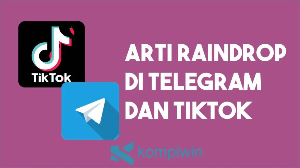 Arti Raindrop di Telegram dan TikTok