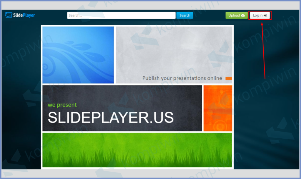 Masuk Ke Website Slideplayer Lalu Ketuk Login 
