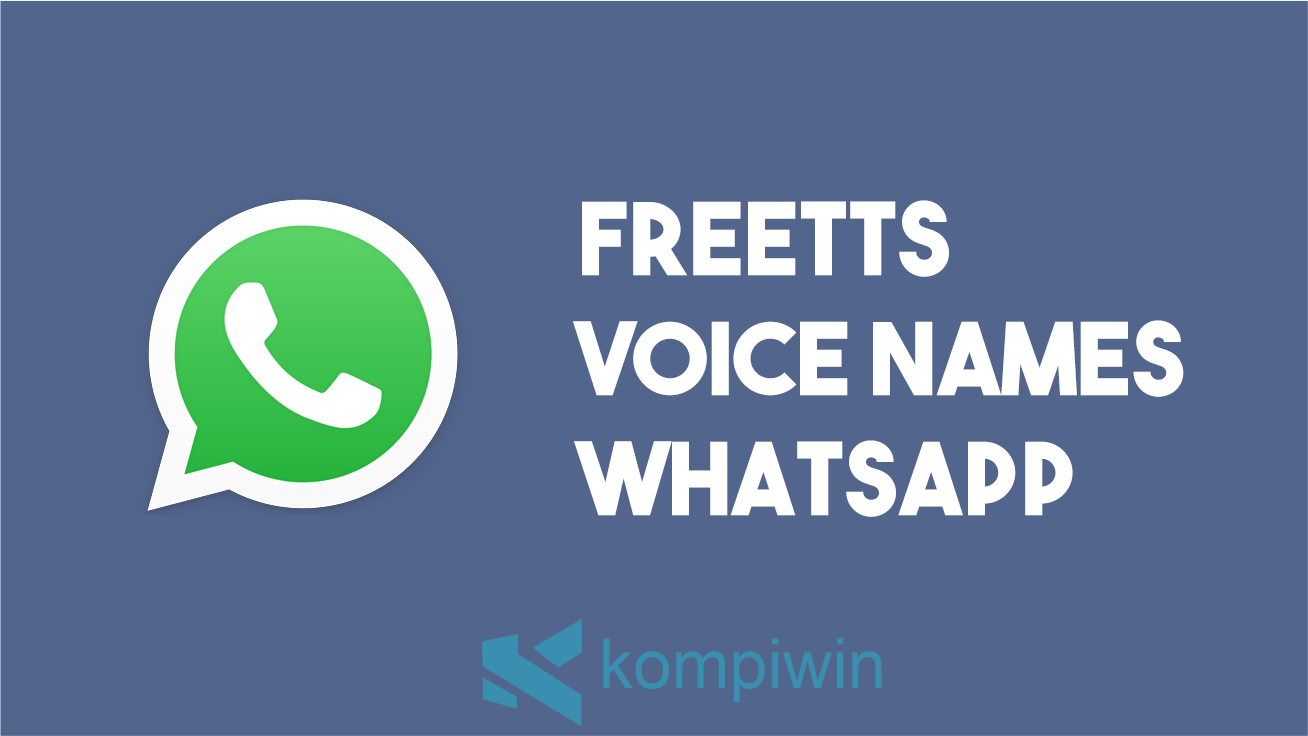 Freetts Voice Names WhatsApp