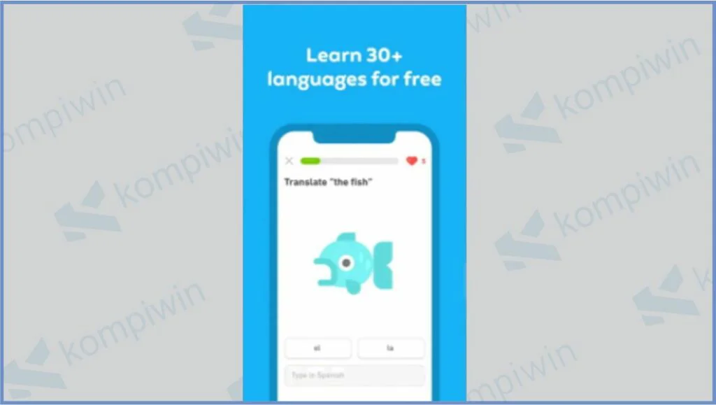 Duolingo - Aplikasi Belajar Bahasa Inggris Gratis