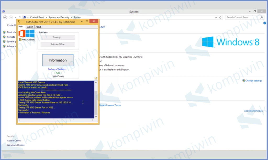 KMSAuto Windows 8.1 