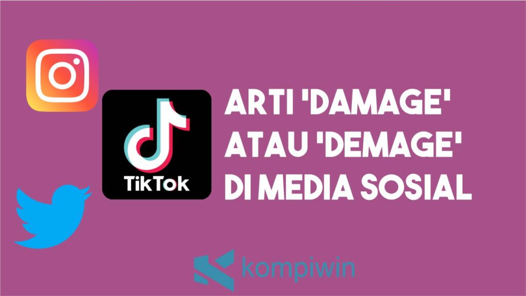 Arti 'Damage' atau 'Demage' di Media Sosial