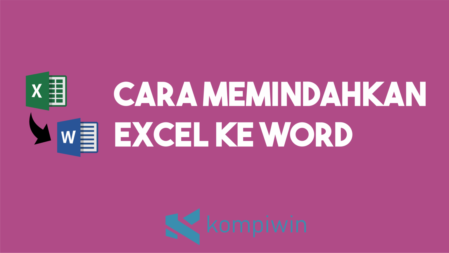 Excel ke Word