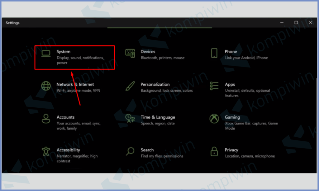 Silahkan Buka System 