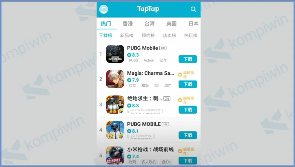 Download Aplikasi Melalui TapTap.io - - Download TapTap.io Terbaru