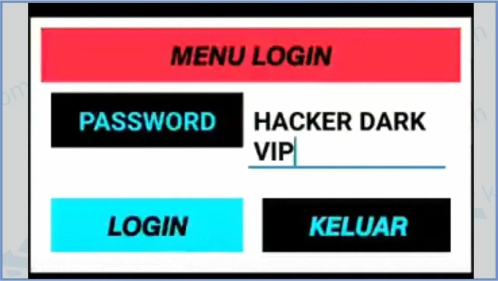 Masukkan Password - Hack Java VIP