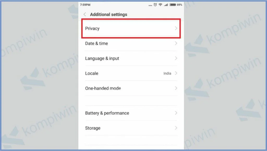 Pilih Privacy - Download TikTok Asia