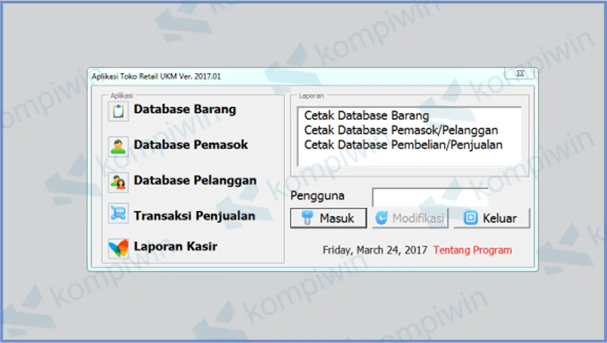 Aplikasi Kasir Excel Gratis Full Version 16