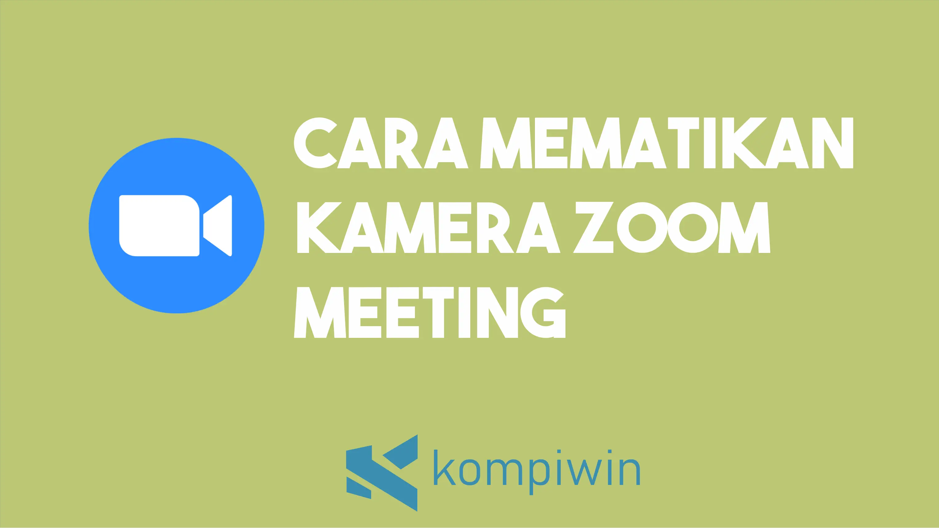 Cara Mematikan Kamera Zoom Meeting (PC dan HP) 1