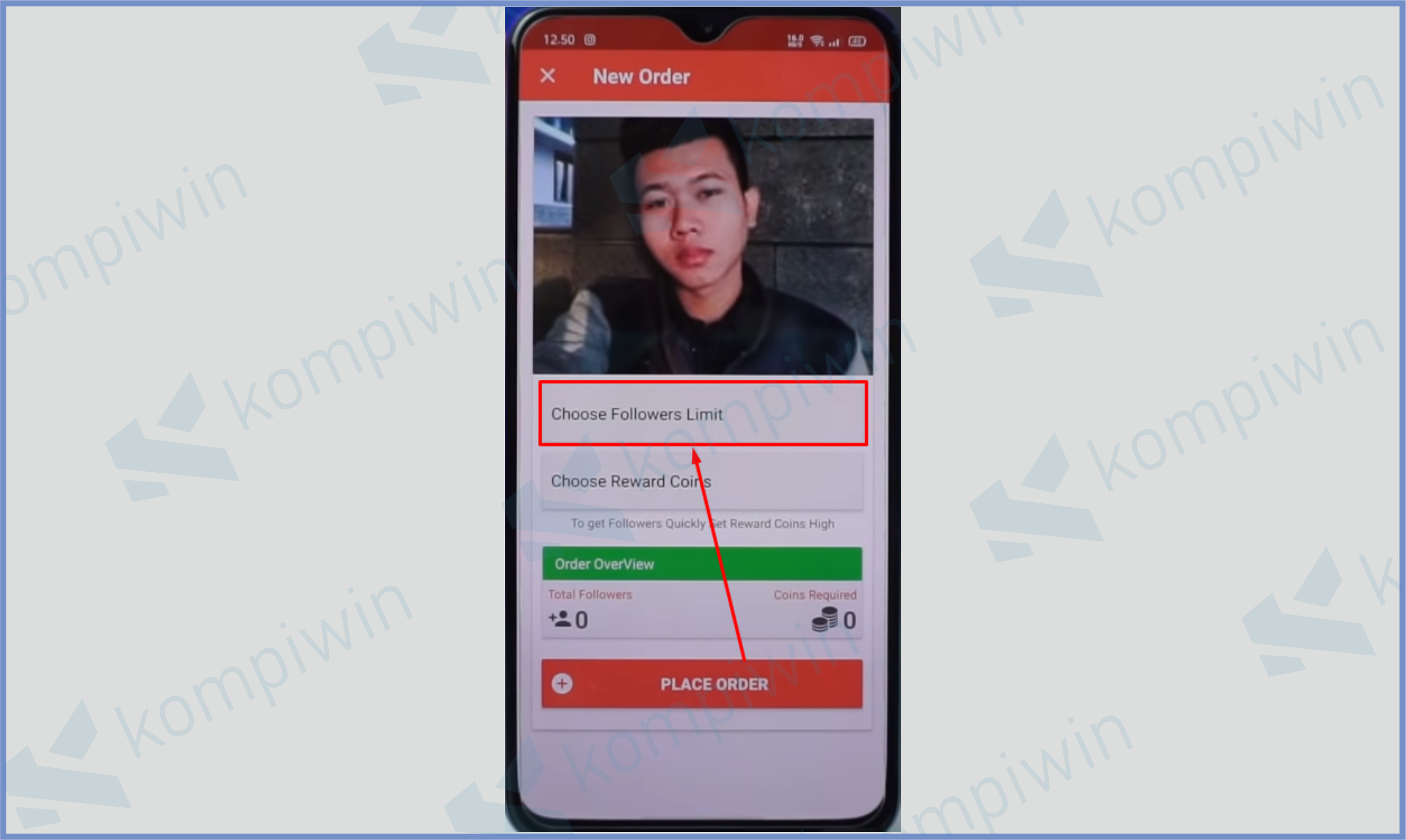 15 Tap Choose Follower Limit - Daftar Aplikasi Penambah Followers Instagram