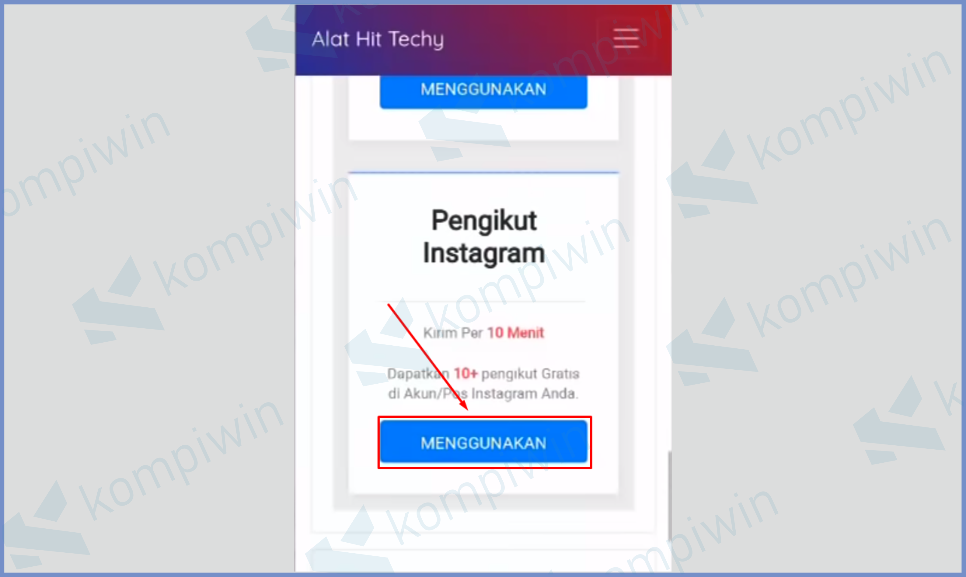 24 Tap Menggunakan - Daftar Aplikasi Penambah Followers Instagram