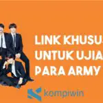 Link Khusus untuk Ujian Para Army BTS