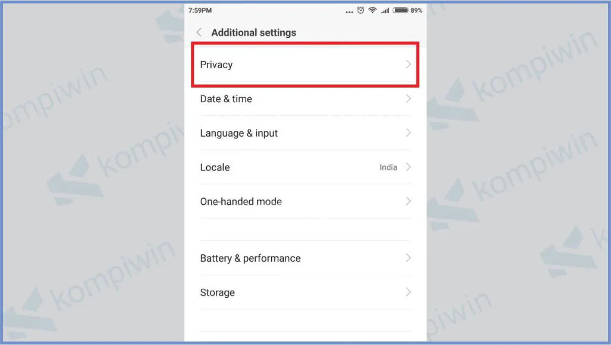 Tekan Privacy - Download MOD Yukle GTA V Mobile