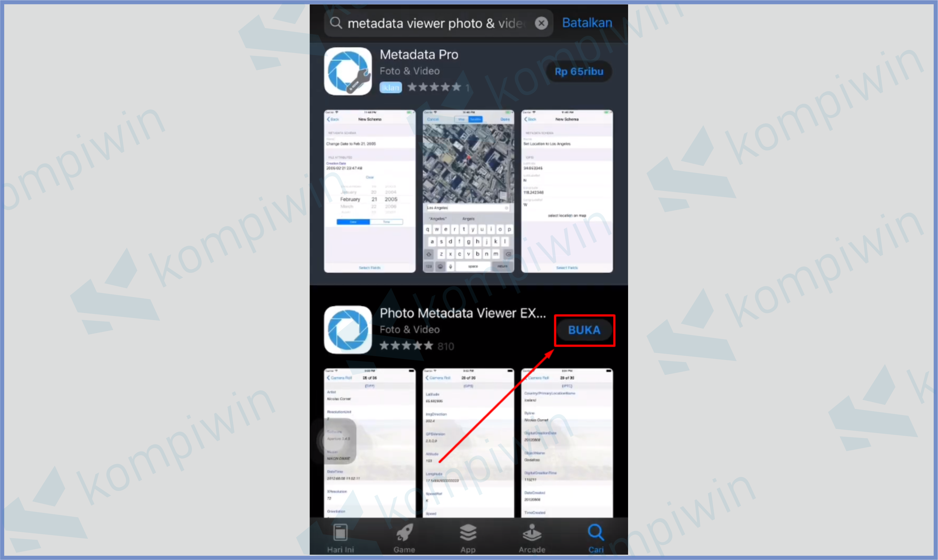 14 Install Aplikasi Photo Metadata - Cara Melihat Ukuran Foto Di iPhone