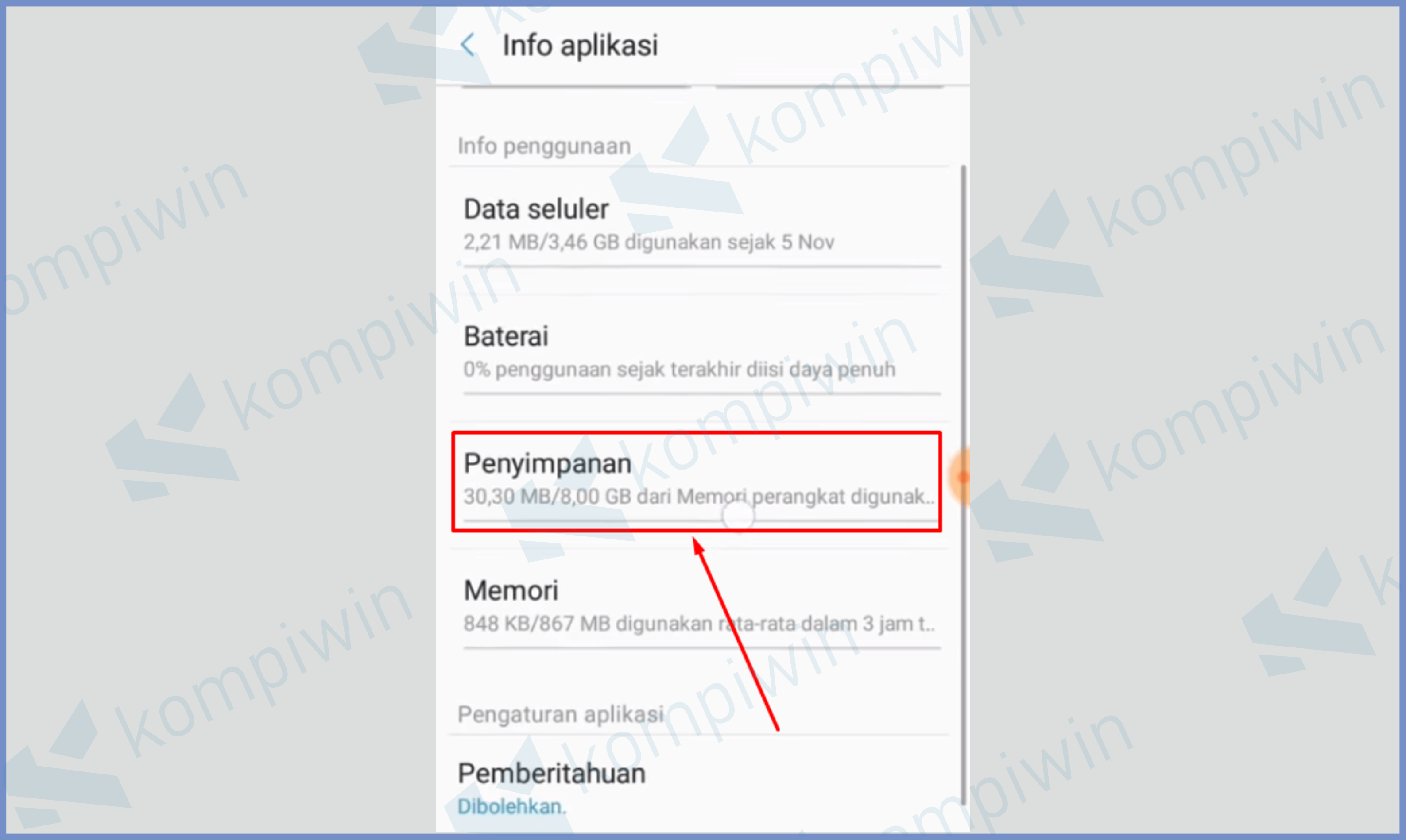 Buka Penyimpanan - Cara Agar Download Di Playstore Masuk Ke SD Card Samsung J2 Prime