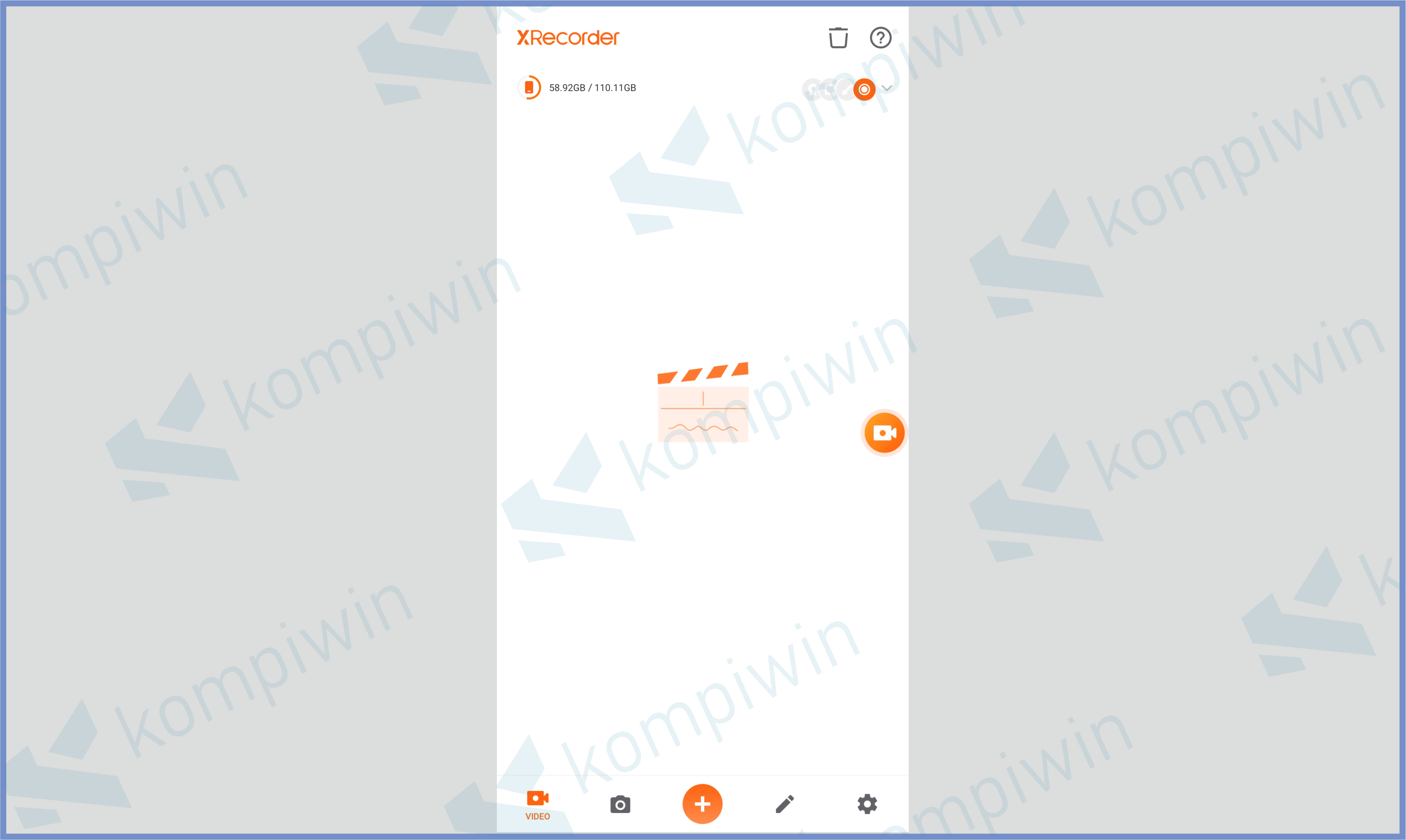 Buka Aplikasi XRecorder