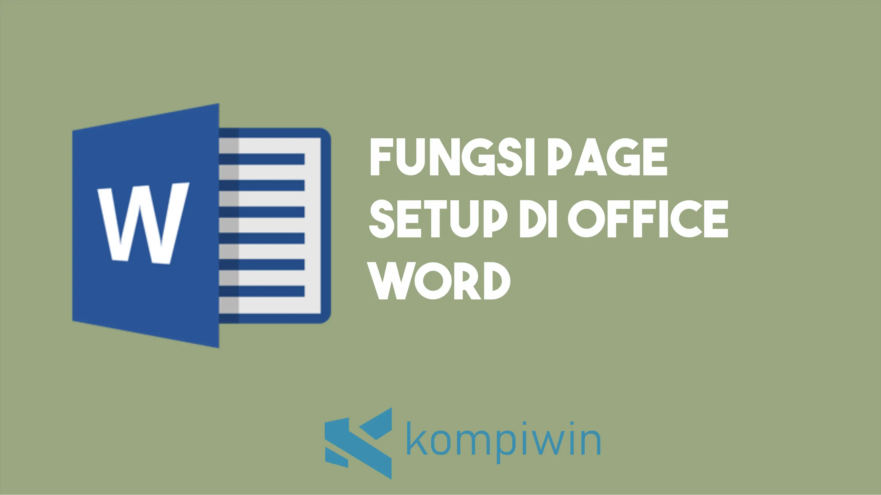 Fungsi Page Setup Microsoft Word 1