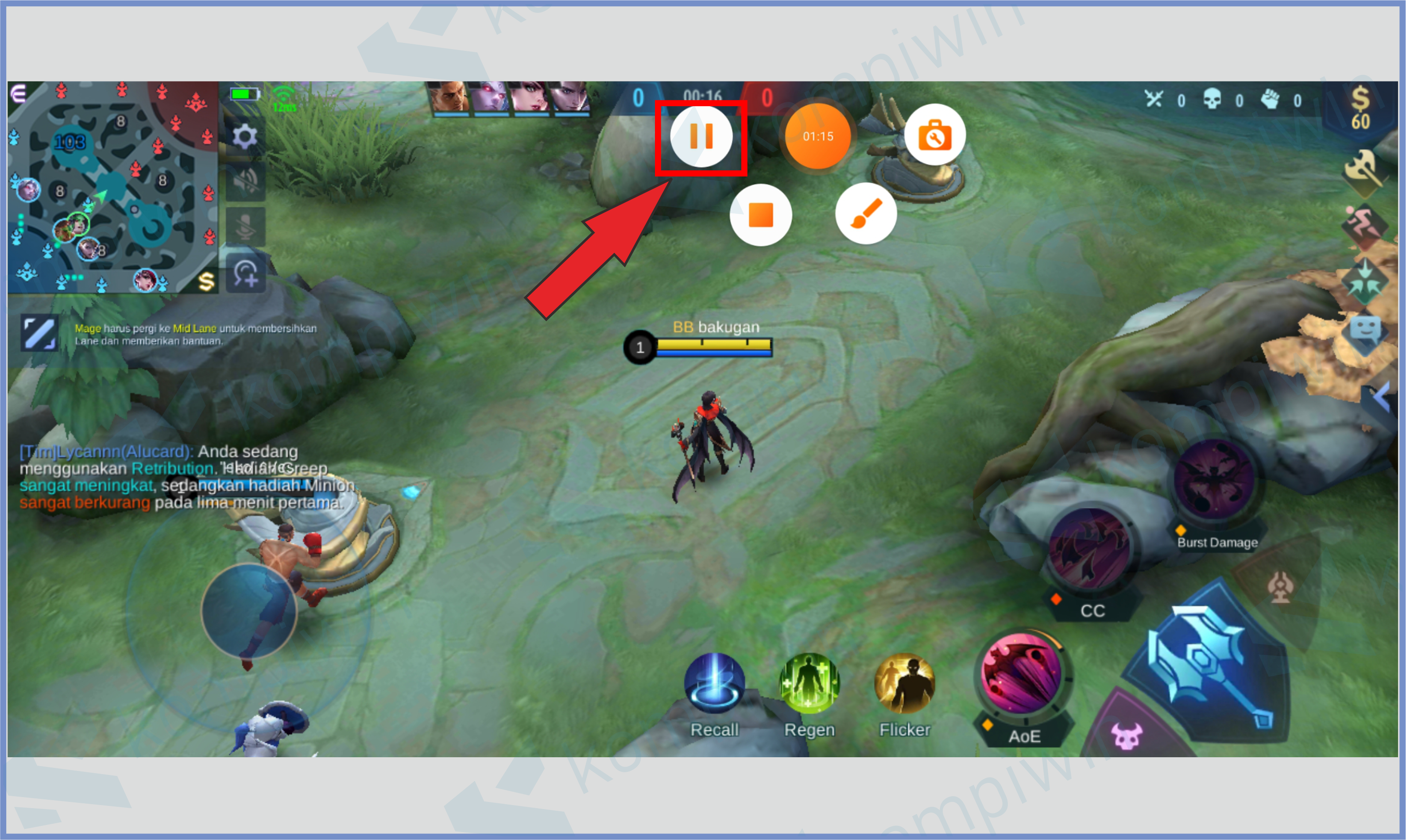 Pause Untuk Berhenti XRecorder