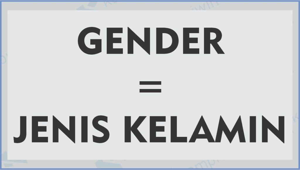 Arti Gender di RP Telegram adalah Jenis Kelamin