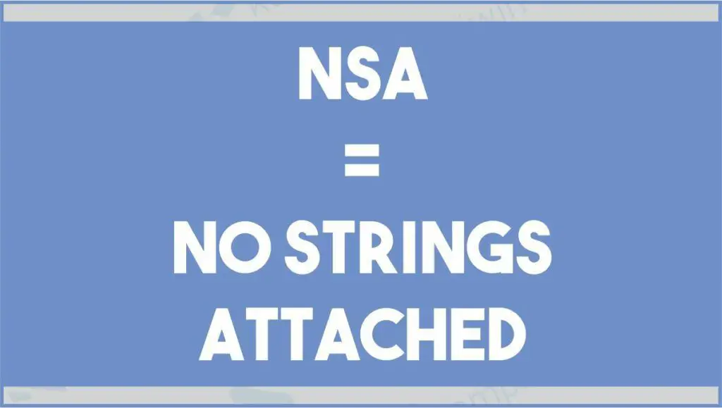 Arti Kata NSA yaitu No Strings Attached - Arti NSA di RP Telegram