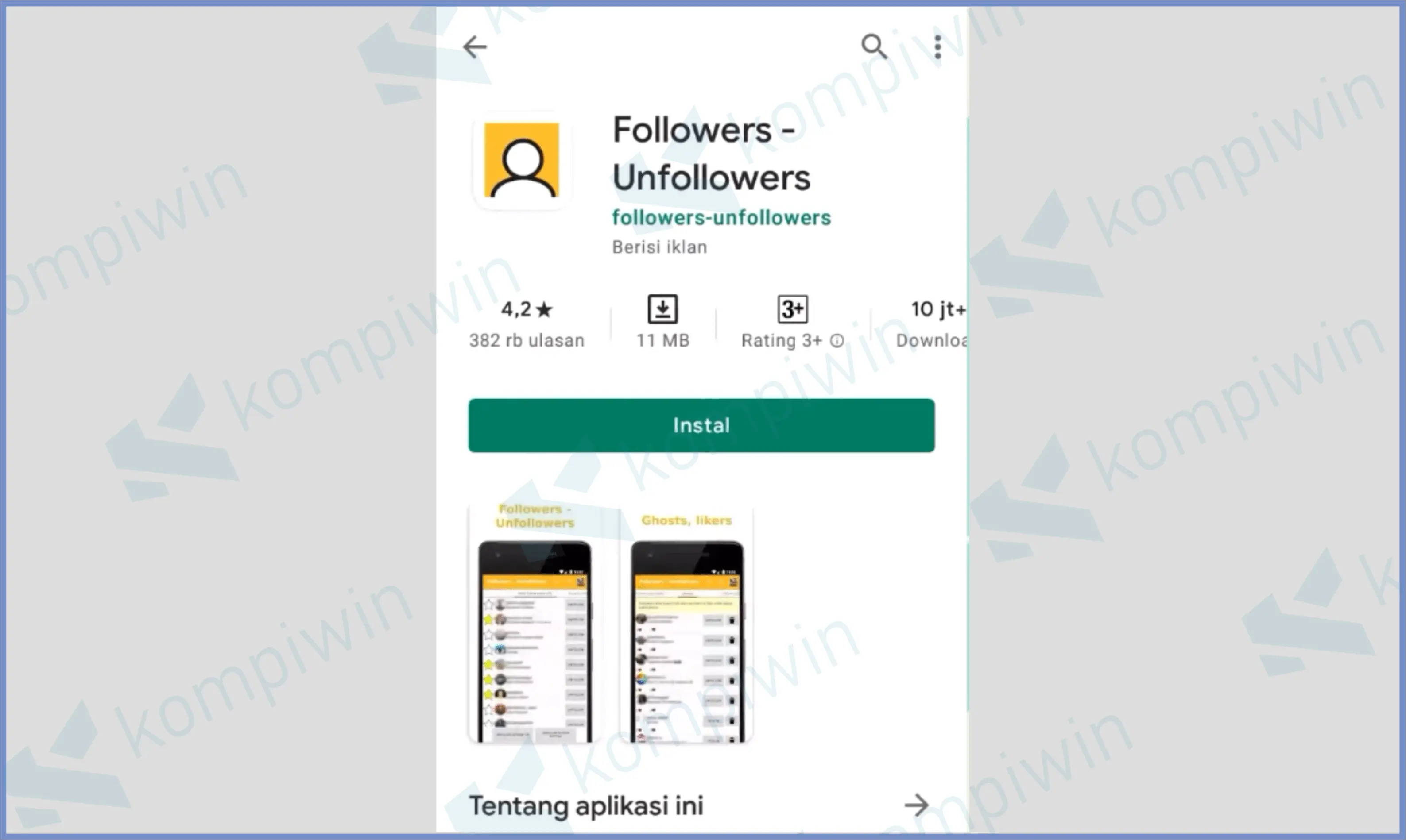 10 Install Followers Unfollowers - Cara Melihat Orang Yang Tidak Follback Di Instagram Tanpa Aplikasi