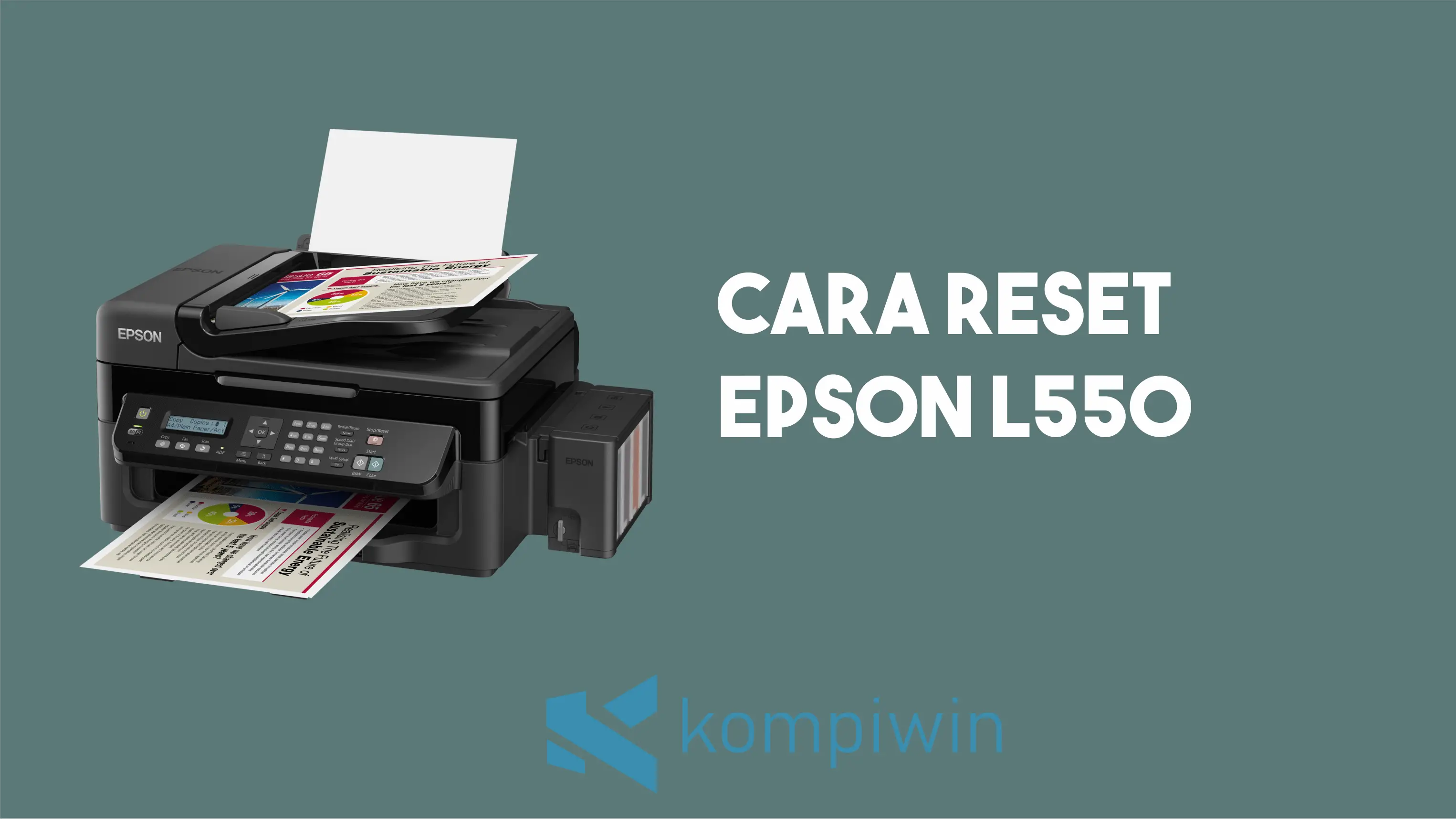 Cara Reset Epson L550