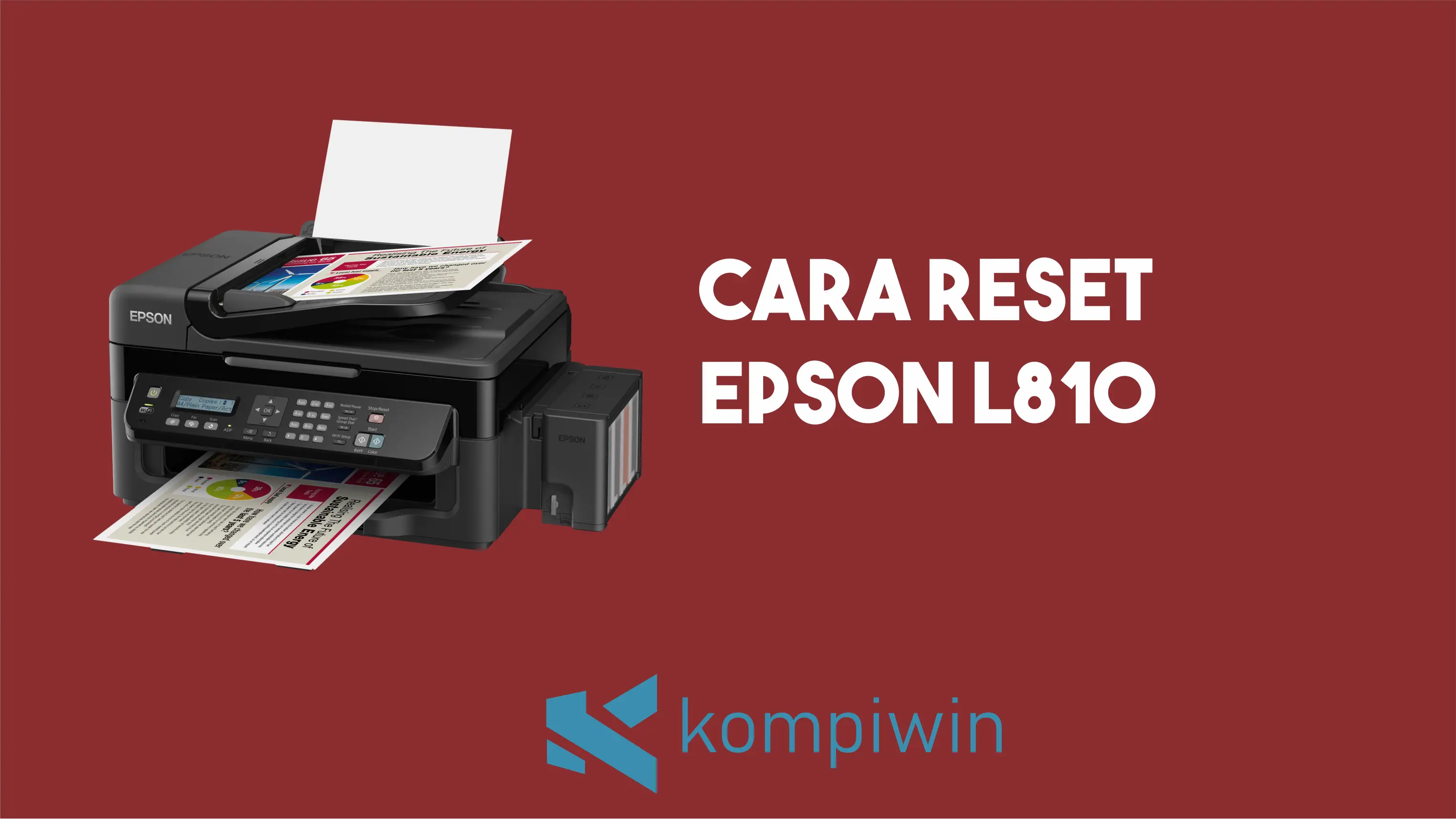 Cara Reset Epson L810