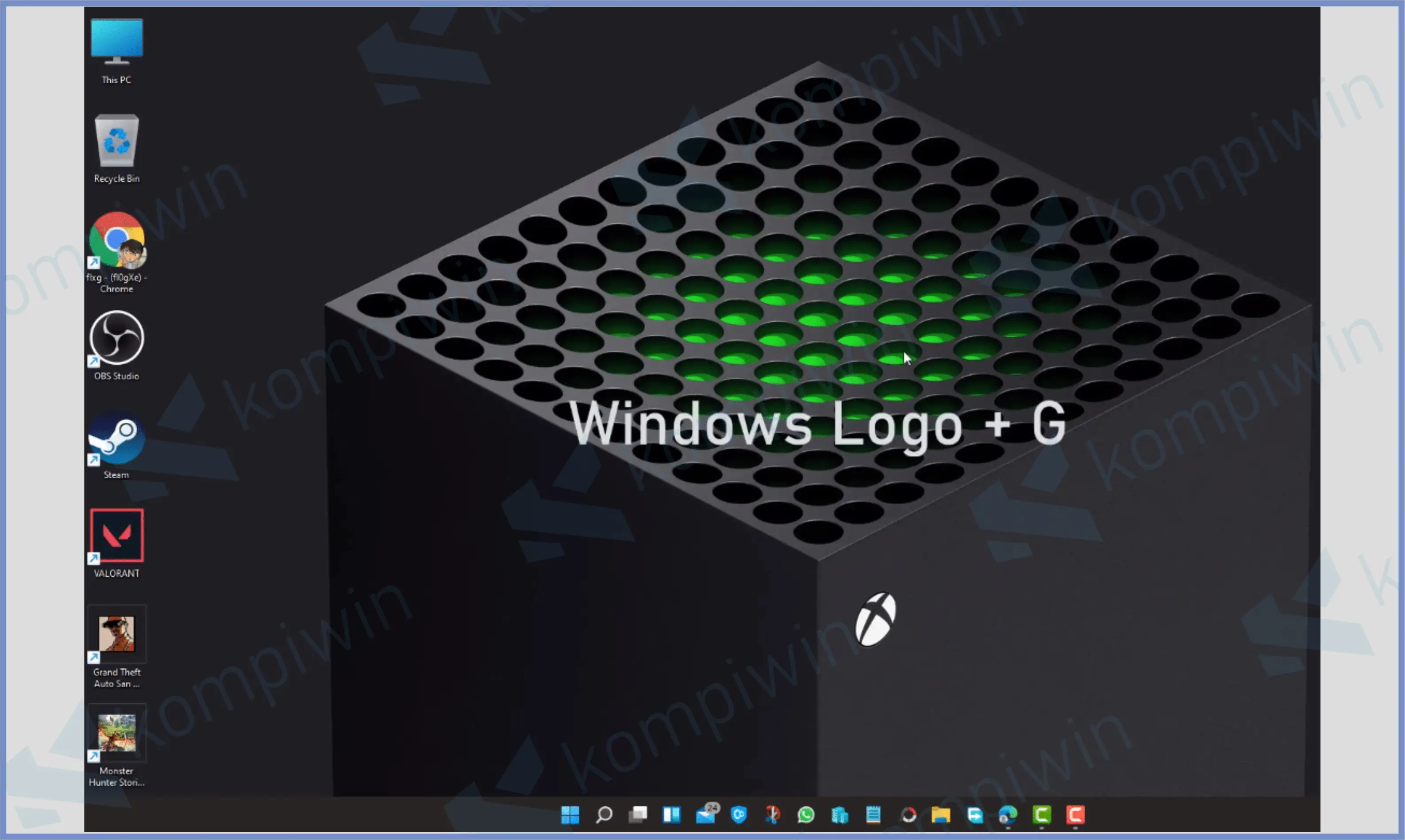 Pencet Windows G