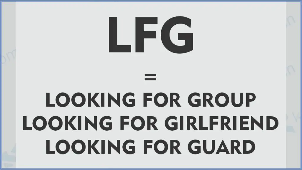 Arti Kata LFG dalam Bahasa Gaul - Arti Kata LFG